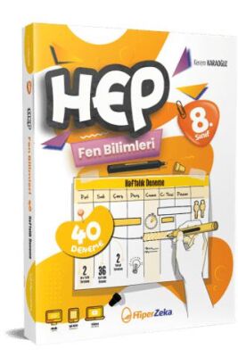 Hiper Zeka Yayınları 2025 8. Sınıf Haftalık HEP Fen Bilimleri 40 Deneme - 1