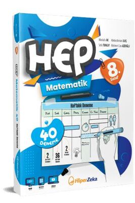 Hiper Zeka Yayınları 2025 8. Sınıf Haftalık HEP Matematik 40 Deneme - 1