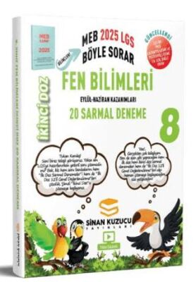 Sinan Kuzucu Yayınları 2025 8. Sınıf İkinci Doz Sarmal Branş Denemeleri Fen Bilimleri - 1