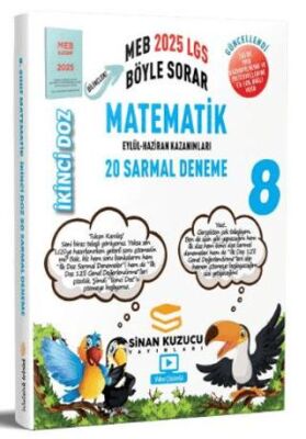 Sinan Kuzucu Yayınları 2025 8. Sınıf İkinci Doz Sarmal Branş Denemeleri Matematik - 1
