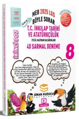 Sinan Kuzucu Yayınları 2025 8. Sınıf İkinci Doz Sarmal Branş Denemeleri T.C. İnkılap Tarihi ve Atatürkçülük - 1