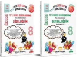 Sinan Kuzucu Yayınları 2025 8. Sınıf LGS İlk Doz Sayısal Sözel 12 li Genel Değerlendirme Sınav Seti - Sinan Kuzucu Yayınları