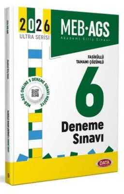 2026 AGS Fasiküllü Tamamı Çözümlü 6 Deneme Sınavı - 1