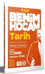2025 AGS Tarih Tamamı Çözümlü 33 Branş Deneme Benim Hocam Yayınları - Benim Hocam Yayınları
