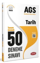 2025 AGS Tarih Tamamı Çözümlü 50 Deneme Sınavı - Data Yayınları