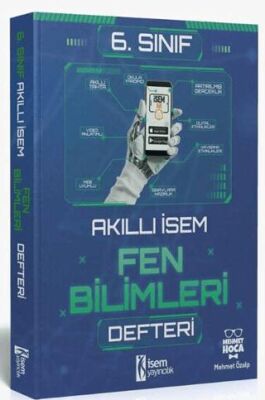 İSEM Yayıncılık 2025 Akıllı İsem 6. Sınıf Fen Bilimleri Defteri - 1