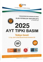 2025 AYT Tıpkı Basım Çıkmış Sorular - A Yayınları