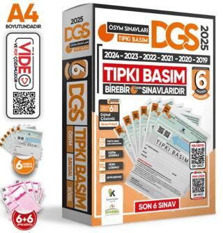 İnformal Yayınları 2025 DGS ÖSYM Çıkmış Soru Tıpkı Basım Türkiye Geneli Dijital Çözümlü 6lı Deneme Paketi - 1