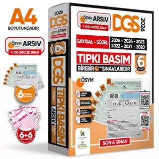 2026 DGS Çıkmış Soru Tıpkı Basım ÖSYM TAM Kitapçık SAY-SÖZ-TM 6lı Deneme D. Çözümlü Türkiye Geneli - 1