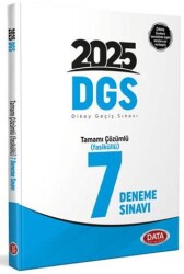 2025 DGS Tamamı Çözümlü 7 Deneme Sınavı - Data Yayınları