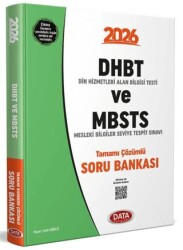 2026 DHBT ve MBSTS Tamamı Çözümlü Soru Bankası - Data Yayınları