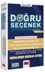 2025 Doğru Seçenek Vergi Dairesi Müdürlüğü Sınavlarına Hazırlık Kitabı - Yargı Yayınevi