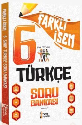 İSEM Yayıncılık 2025 Farklı İsem 6. Sınıf Türkçe Soru Bankası - 1