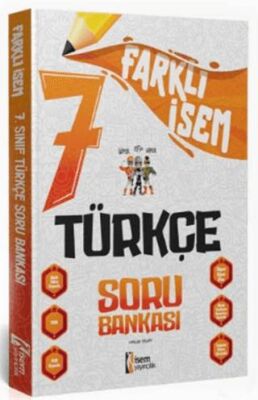 İSEM Yayıncılık 2025 Farklı İsem 7. Sınıf Türkçe Soru Bankası - 1