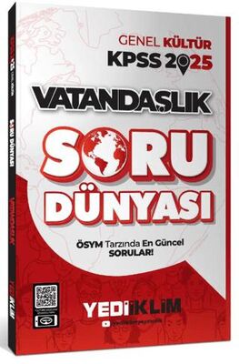 Yediiklim Yayınları 2025 Genel Kültür Vatandaşlık Soru Dünyası - 1