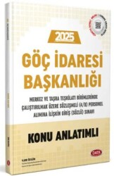 2025 Göç İdaresi Başkanlığı Sözleşmeli Personel Alım Sınavı Konu Anlatımlı - Data Yayınları