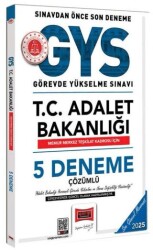 2025 GYS Adalet Bakanlığı Memur Merkez Teşkilat 5 Deneme - Yargı Yayınevi