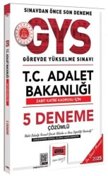 2025 GYS Adalet Bakanlığı Zabıt Katibi 5 Deneme - Yargı Yayınevi