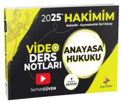 2025 Hakimlik Hakimim Anayasa Hukuku Video Ders Notları - Dizgi Kitap