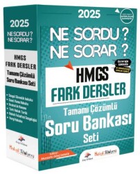 2025 HMGS Fark Dersler Ne Sordu Ne Sorar Soru Bankası Modüler Set Çözümlü - Dizgi Kitap