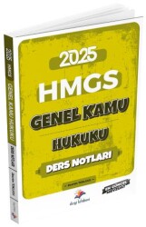 2025 HMGS Genel Kamu Hukuku Ders Notları - Dizgi Kitap
