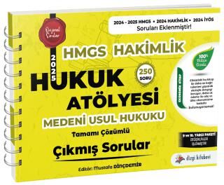 2025 Hukuk Atölyesi HMGS Hakimlik Medeni Usul Hukuku Çıkmış Sorular Çözümlü - 1