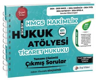 2025 Hukuk Atölyesi HMGS Hakimlik Ticaret Hukuku Çıkmış Sorular Çözümlü - 1