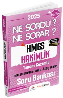 2025 Hukuk Atölyesi HMGS Milletlerarası Hukuk Ne Sordu Ne Sorar Soru Bankası Çözümlü - 1