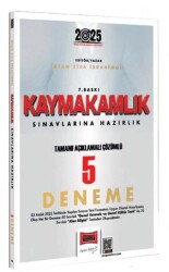 Yargı Yayınevi 2025 Kaymakamlık Sınavlarına Hazırlık Tamamı Açıklamalı Çözümlü 5 Deneme - Yargı Yayınevi