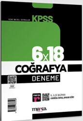2025 KPSS Coğrafya 6x18 Deneme Tamamı Video Çözümlü - Marka Yayınları