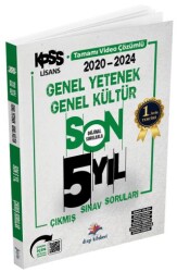 2025 KPSS Genel Yetenek Genel Kültür Çıkmış Sorular Son 5 Yıl Çözümlü - Dizgi Kitap