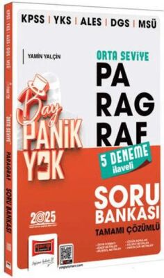 Yargı Yayınevi 2025 KPSS YKS ALES DGS MSÜ Tamamı Çözümlü Panik Yok Orta Seviye Paragraf Soru Bankası 5 Deneme İlaveli - 1