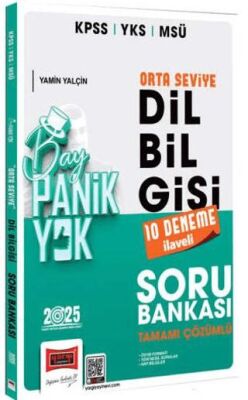 Yargı Yayınevi 2025 KPSS YKS MSÜ Tamamı Çözümlü Panik Yok Orta Seviye Dil Bilgisi Soru Bankası 10 Deneme İlaveli - 1