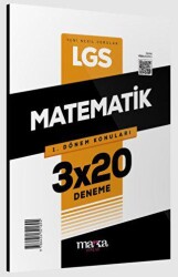 2025 LGS 1.Dönem Konuları Matematik 3 Deneme - Marka Yayınları