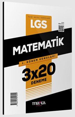 Marka Yayınları 2025 LGS 1.Dönem Konuları Matematik 3 Deneme - 1