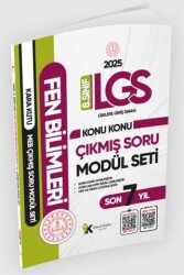 Karakutu Yayın 2025 LGS 8. Sınıf Fen Bilimleri Karakutu Konu Konu Son 7 Yıl MEB Çıkmış Soru Modül Seti - Karakutu Yayın