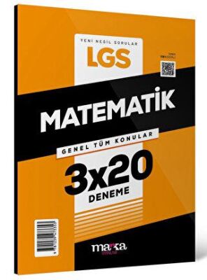Marka Yayınları 2025 LGS Genel Tüm Konular Matematik 3 Deneme - 1