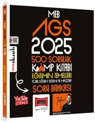 Yargı Yayınevi 2025 MEB-AGS 500 Soruluk Kamp Kitabı Eğitimin Temelleri Soru Bankası - 1