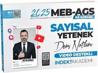 İndeks Akademi Yayıncılık 2025 MEB-AGS Akademisi Sayısal Yetenek Video Ders Notları - 1