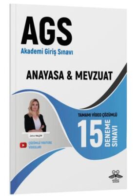 Yeni Müfredat Yayınları 2025 MEB-AGS Anayasa & Mevzuat Bilgisi 15 Deneme Tamamı Video Çözümlü - 1