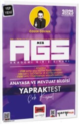2025 MEB-AGS Anayasa ve Mevzuat Bilgisi Çek Kopart Yaprak Test - Yargı Yayınevi