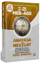 2025 MEB-AGS Anayasa ve Mevzuat Soru Bankası Çözümlü Pusula Serisi - CBA Akademi