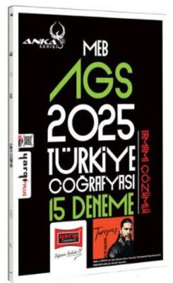 Yargı Yayınevi 2025 MEB-AGS Anka Serisi Türkiye Coğrafyası Tamamı Çözümlü 15 Deneme - 1