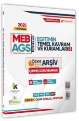 2025 MEB-AGS Eğitim Kara Kutusu Temel Kavram ve Kuramları 2 ÖSYM Çıkmış Soru Bankası Konu Örnek Çözü - Karakutu Yayın