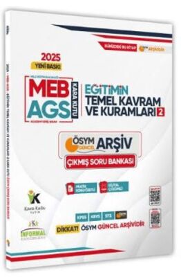 2025 MEB-AGS Eğitim Kara Kutusu Temel Kavram ve Kuramları 2 ÖSYM Çıkmış Soru Bankası Konu Örnek Çözü - 1