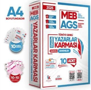 İnformal Yayınları 2025 MEB-AGS GY-GK Yazarlar Karması Türkiye Geneli KURUMSAL 10lu Dijital Çözümlü Deneme Paketi - 1