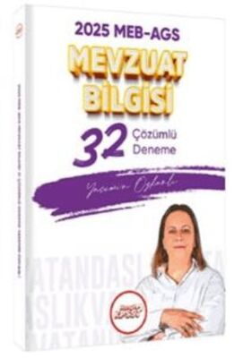 Hangi KPSS Yayınları 2025 MEB AGS Mevzuat Bilgisi Çözümlü 32 Deneme Sınavı - 1