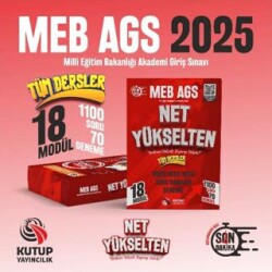 2025 MEB-AGS Net Yükselten Tüm Dersler Seti - Kutup Yayıncılık