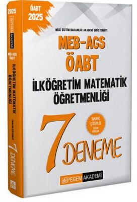 2025 MEB-AGS-ÖABT İlköğretim Matematik Öğretmenliği Tamamı Çözümlü 7 Deneme - 1