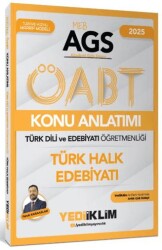Yediiklim Yayınları 2025 MEB AGS ÖABT Türk Dili ve Edebiyatı Öğretmenliği Türk Halk Edebiyatı Konu Anlatımı - Yediiklim Yayınları